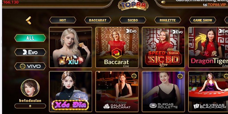 Một trong những ưu điểm nổi bật của Live Casino là tính minh bạch